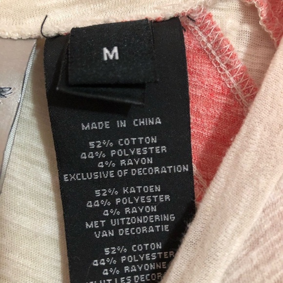 H-D® Womens Stars and Spade Burn-out Raglan Tee Medium Harley Davidson Biker - Picture 5 of 6